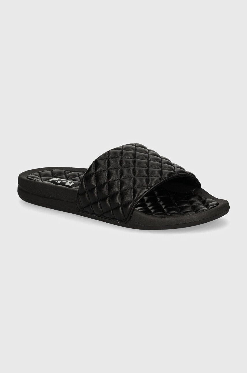 Кожаные шлепанцы APL Athletic Propulsion Labs LUSSO SLIDE, черный