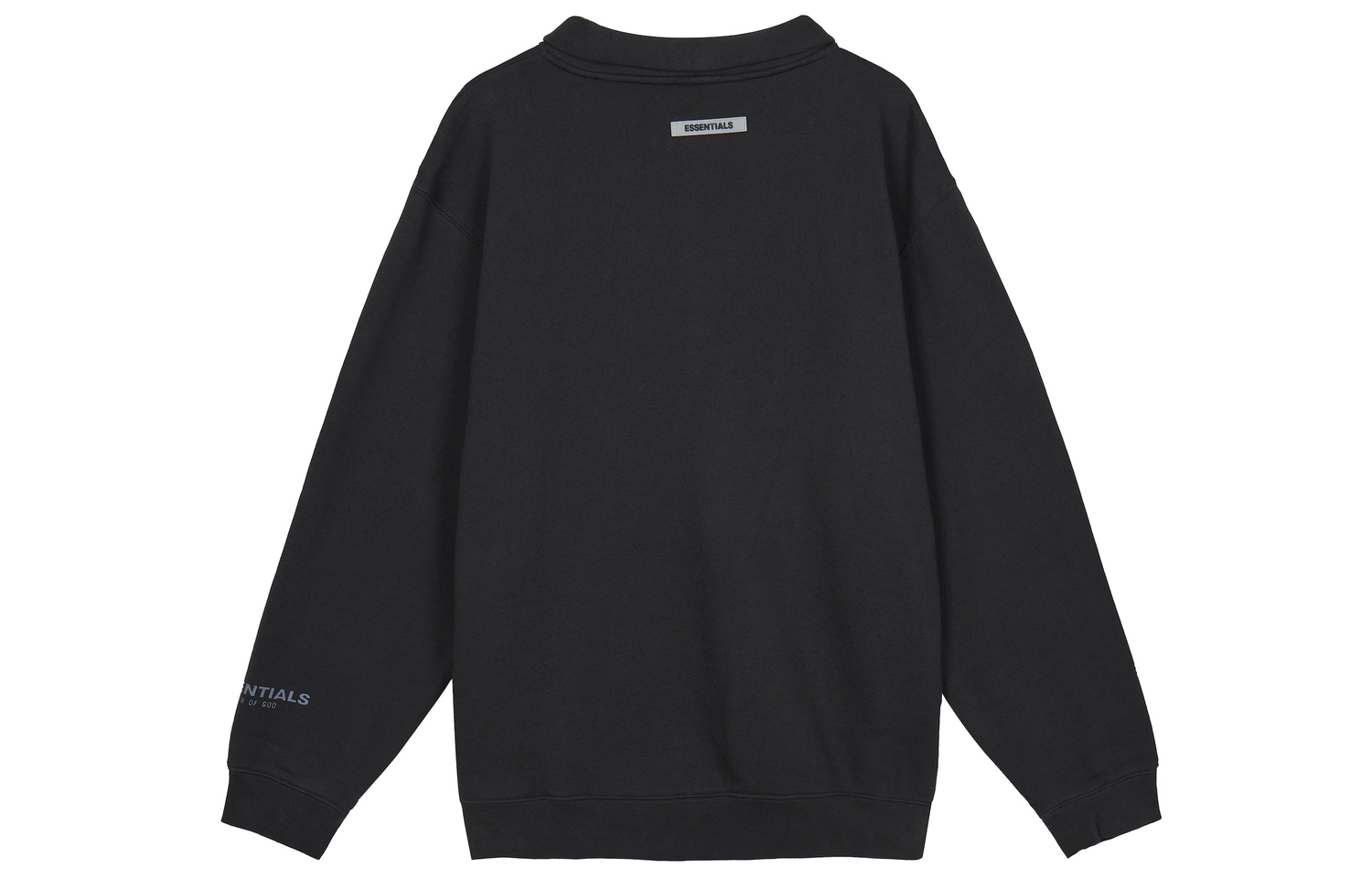 Полузиппуловер Футболка Fear Of God Essentials, Черный — фото 3