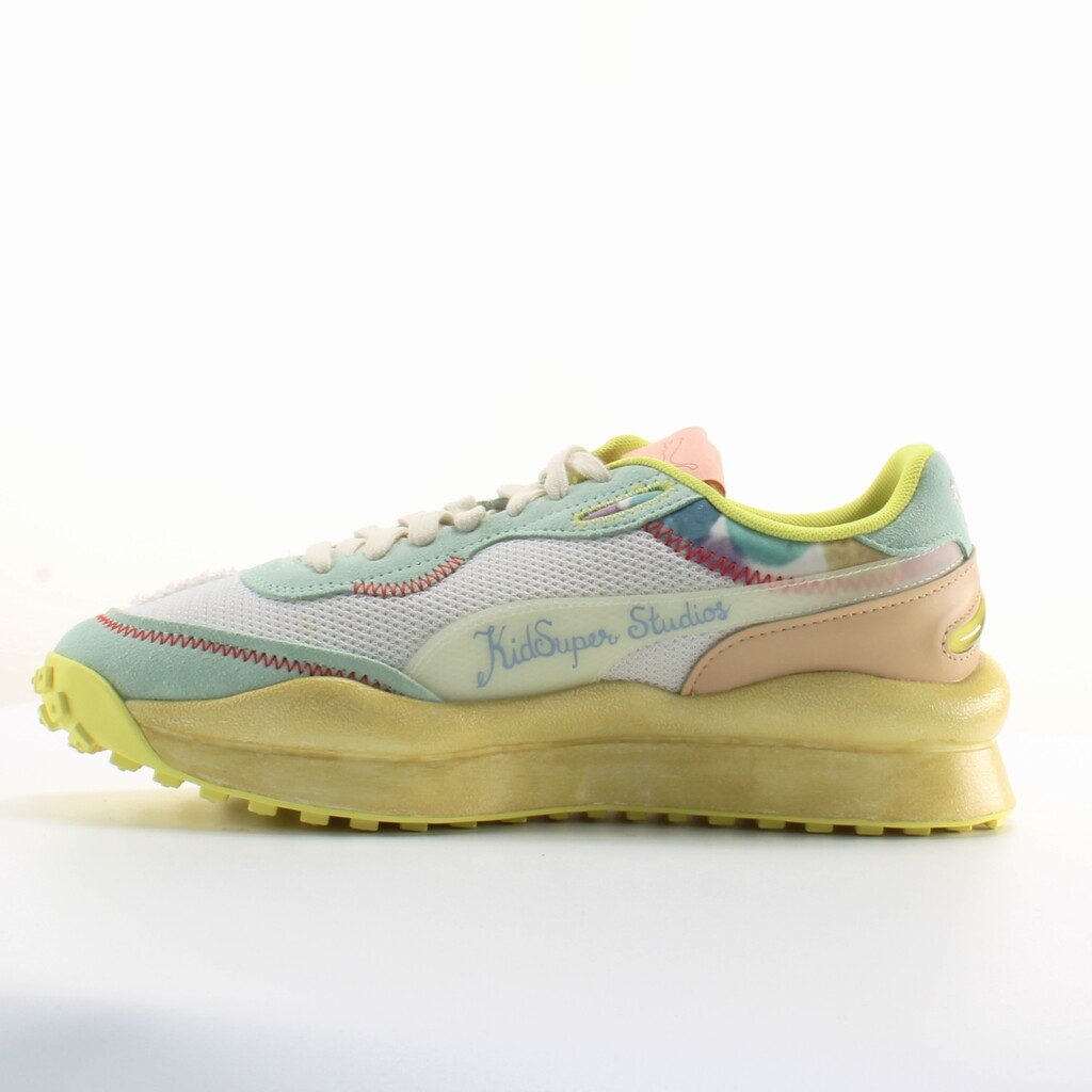 Текстильные кроссовки style rider kidsuper на шнуровке 373513 01 Puma, мультиколор — фото 4