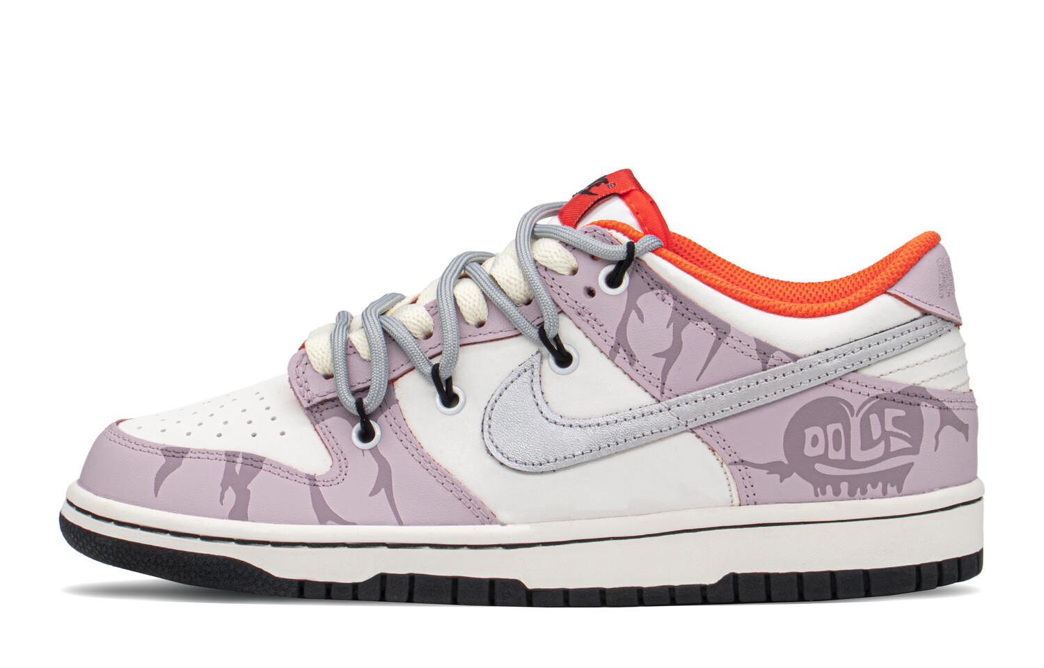 

Кроссовки Nike Dunk Skateboard Shoes Women's Low-Top White Purple