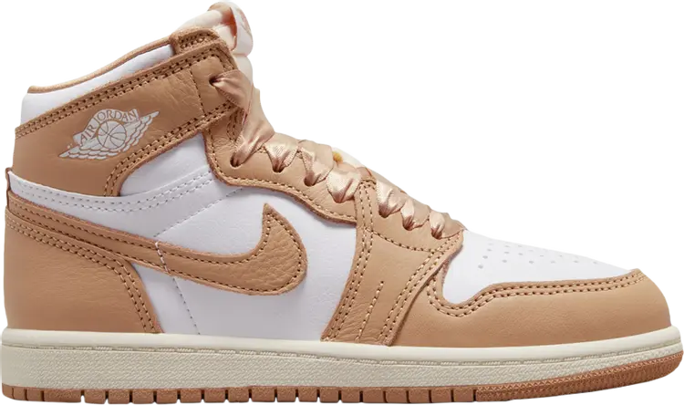 

Кроссовки Air Jordan 1 Retro High OG PS 'Praline', загар