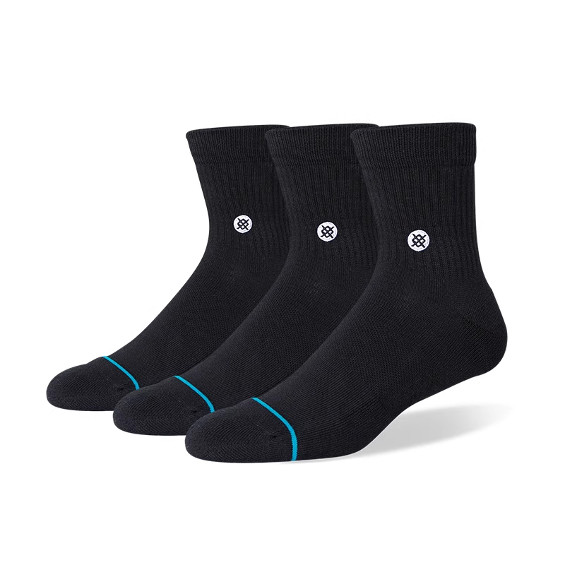 

Набор унисекс носков Crew Stance, черный Low-Top 3 Pack