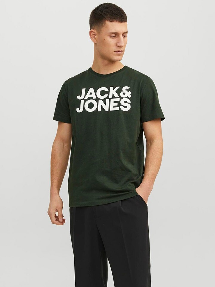

Футболка Jack & Jones, темно-зеленый