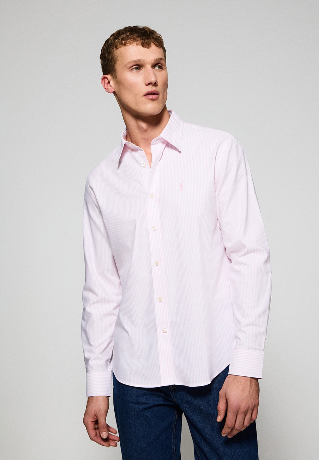 

Рубашка LONG SLEEVE REGULAR FIT OXFORD RIGBY Polo Club, розовый