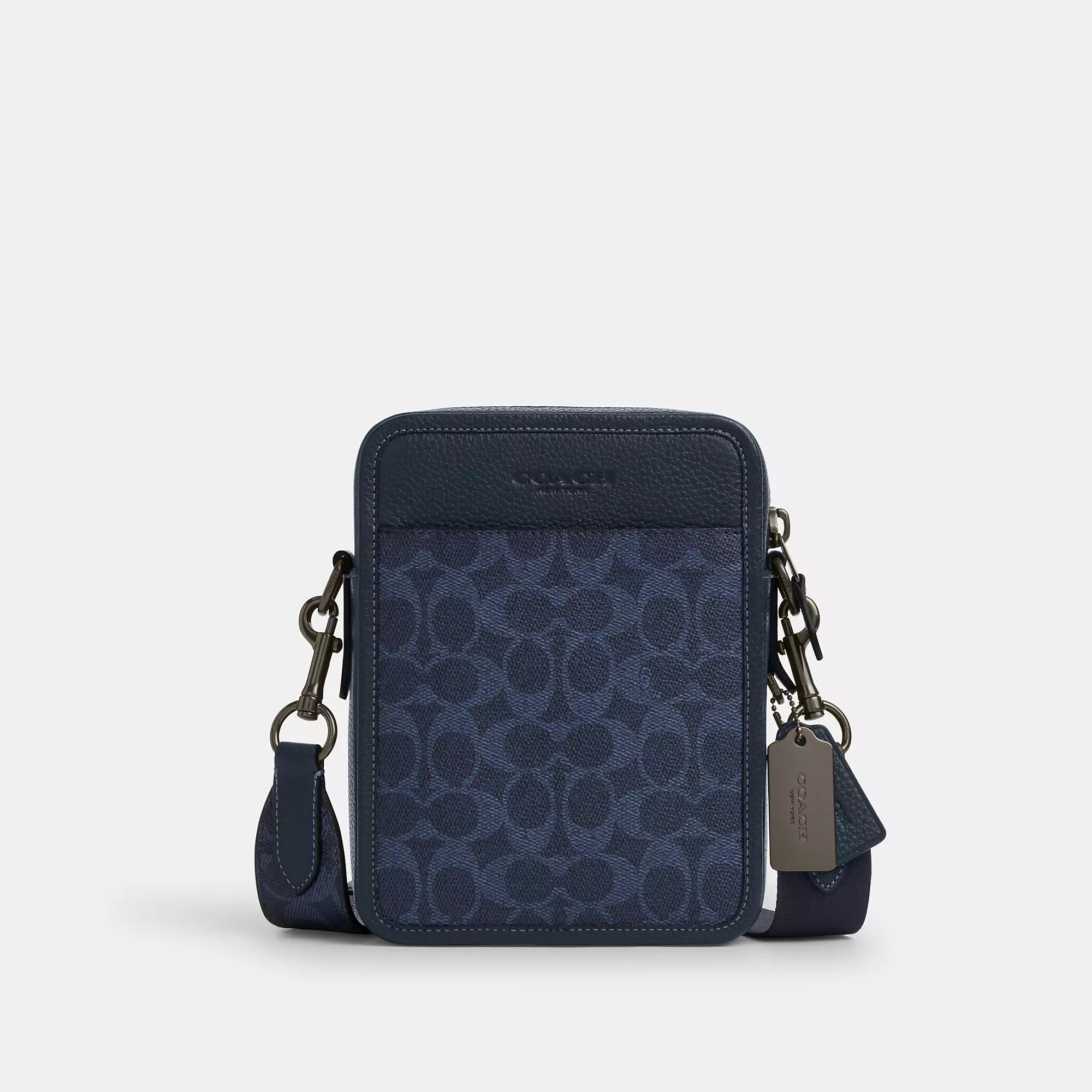 

Coach Outlet Sullivan сумка через плечо из фирменной ткани, бронзовый/джинсовый/темно-синий