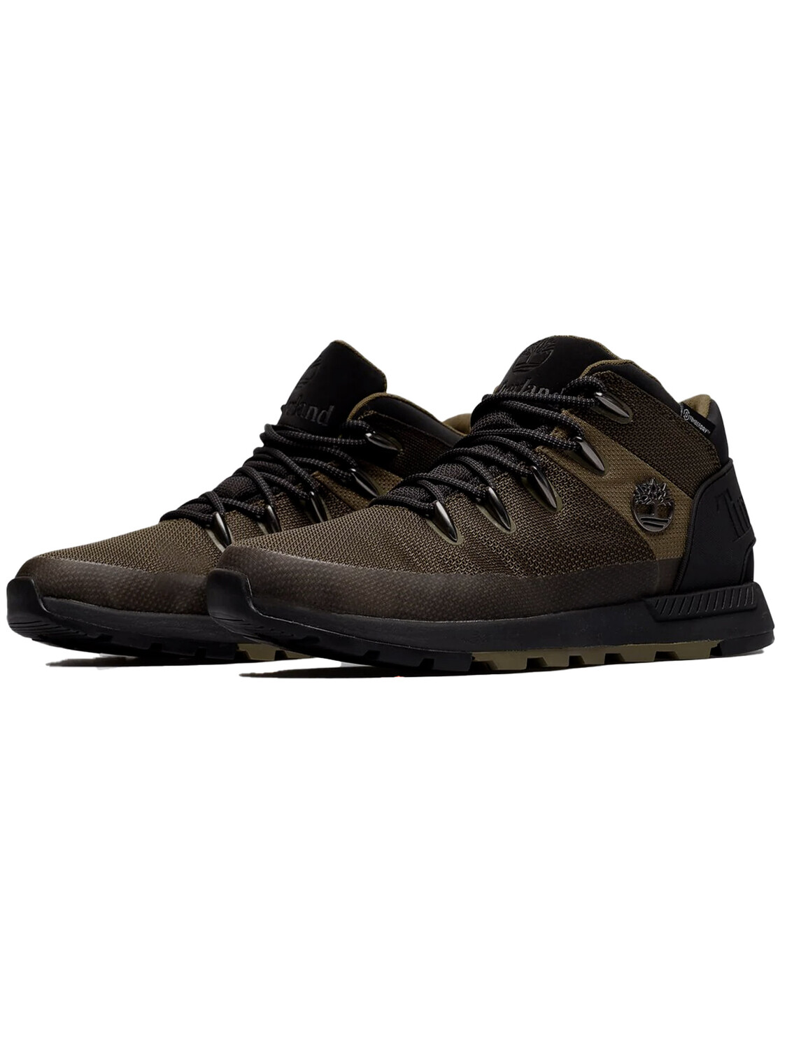 Мужские кроссовки Timberland Sprint Trekker mid водонепроницаемые с мембраной, коричневый — фото 2