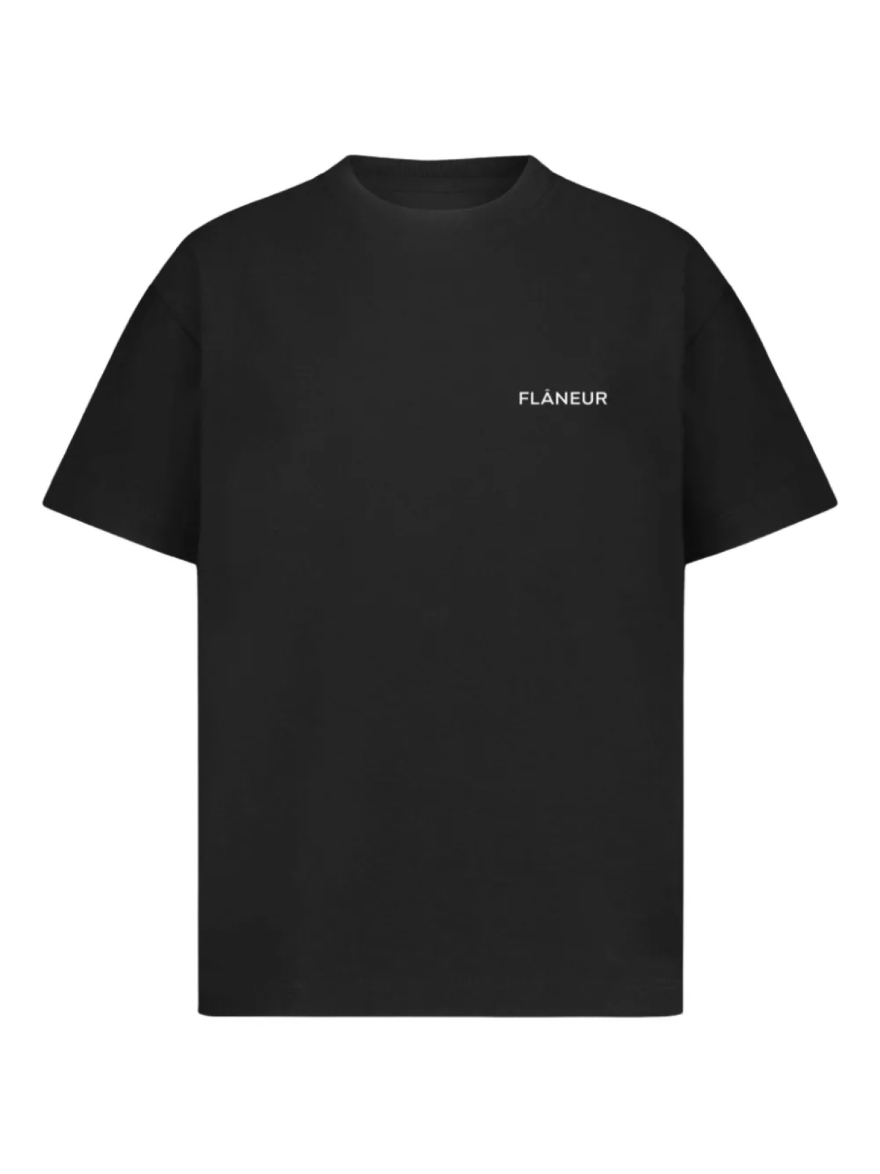 

FLÂNEUR logo-print Футболка, черный
