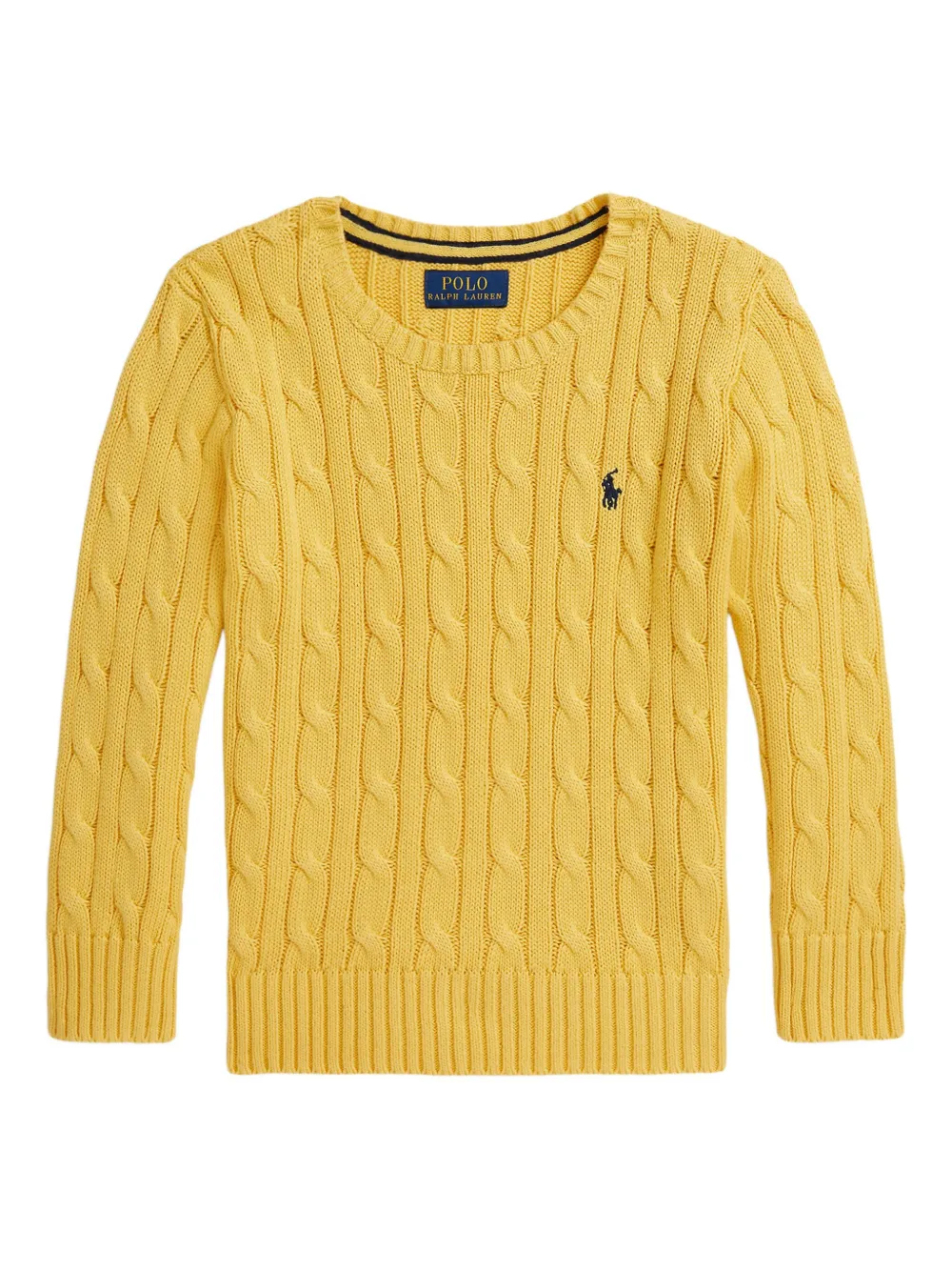 

Свитер фактурной вязки POLO RALPH LAUREN KIDS, желтый