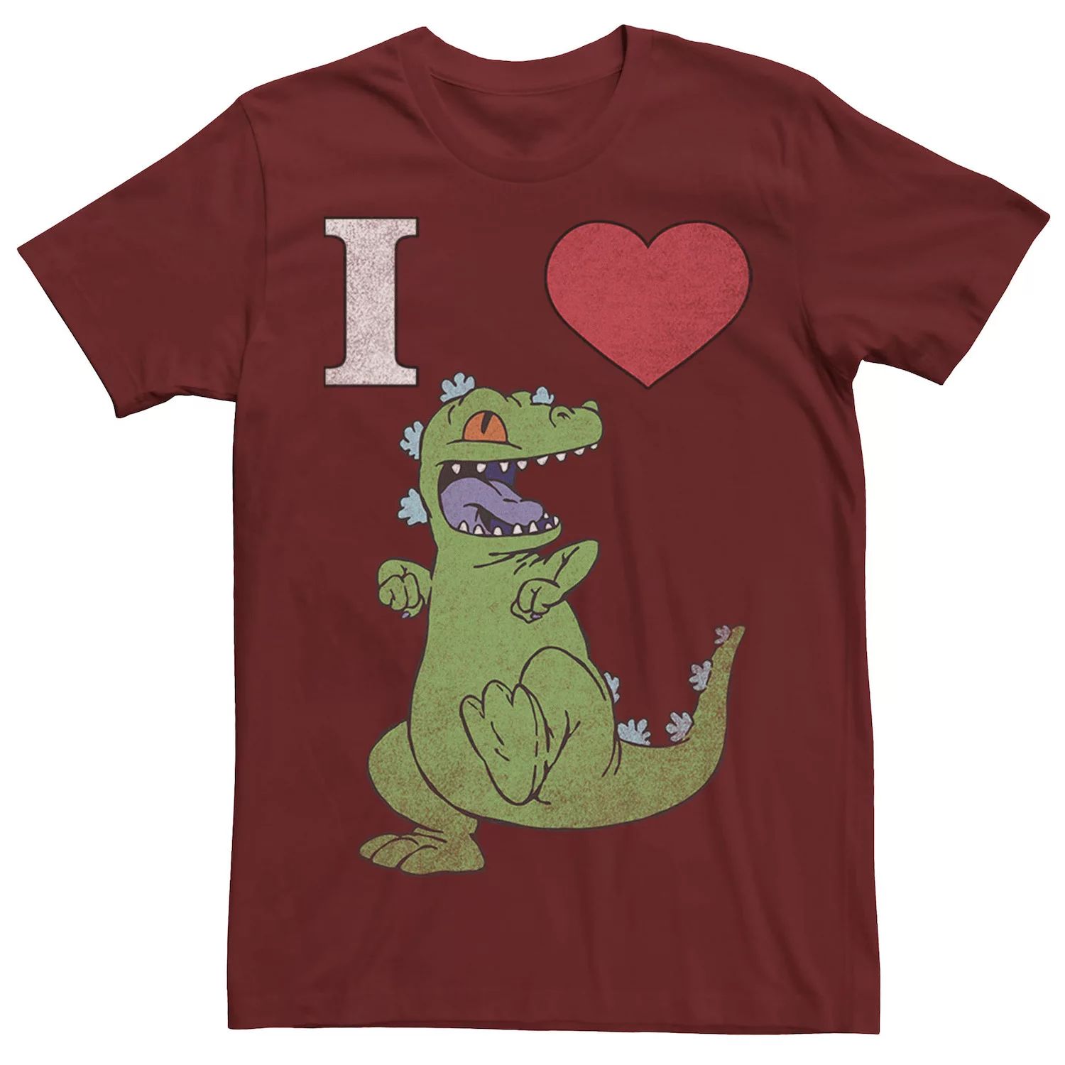 

Мужская футболка Nickelodeon RugRats I Love Reptar Licensed Character