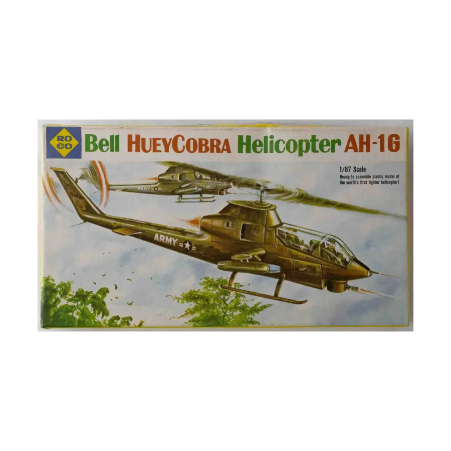 

Вертолет Bell Hueycobra AH-1G, Military Miniatures (HO Scale) (Roco Miniatures)