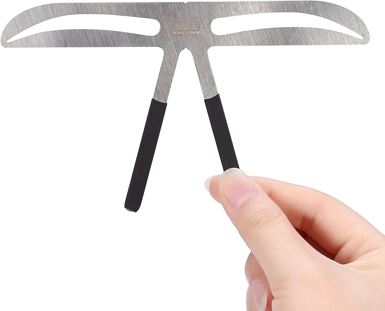 Трафарет для бровей, классический, стандартный, европейский, Generic, 1 шт, 14x8 см — фото 4
