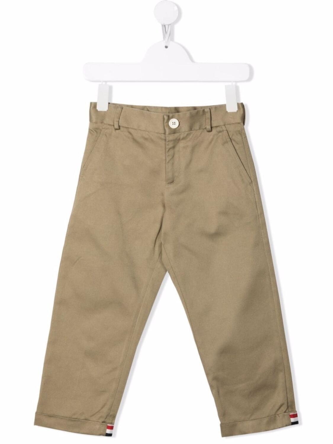 

Брюки чинос с полосками RWB Thom Browne Kids, коричневый