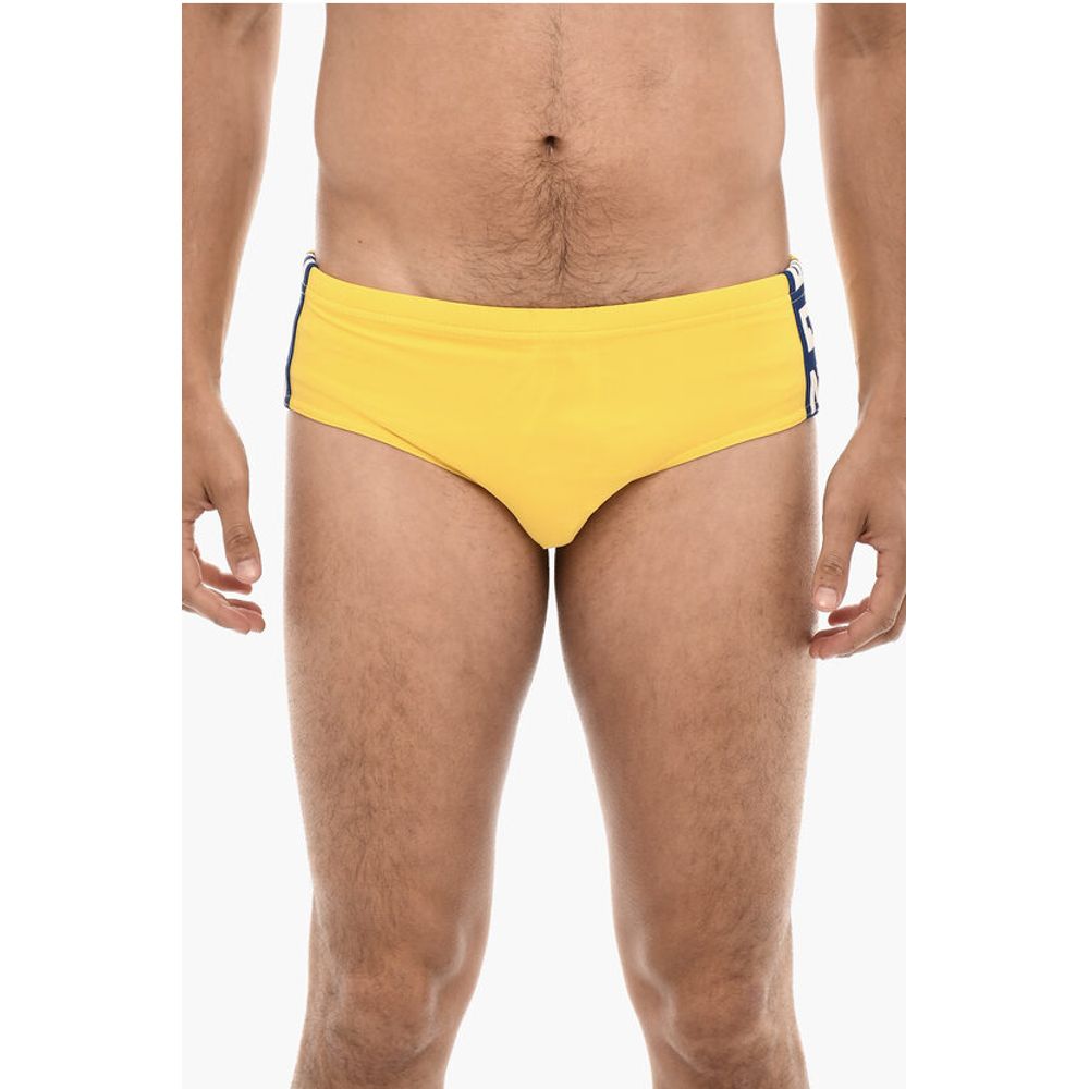 

Плавки с контрастными полосками с логотипом Dsquared2, Yellow