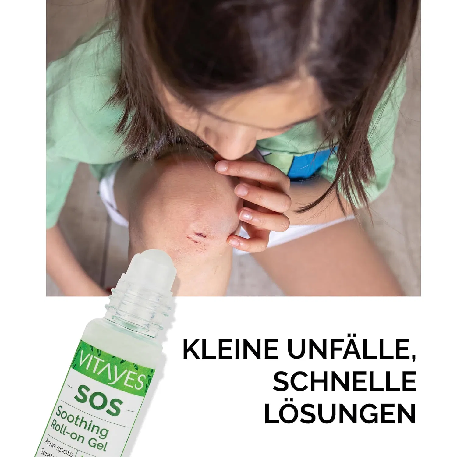 Крем для лица VITAYES — Роликовый карандаш SOS Organic Tea Tree Oil от прыщей и акне, 10 мл — фото 4