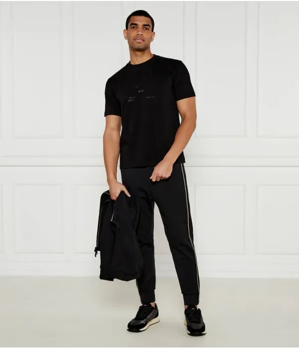 Футболка, лента HJ regular fit Boss Green, черный — фото 2