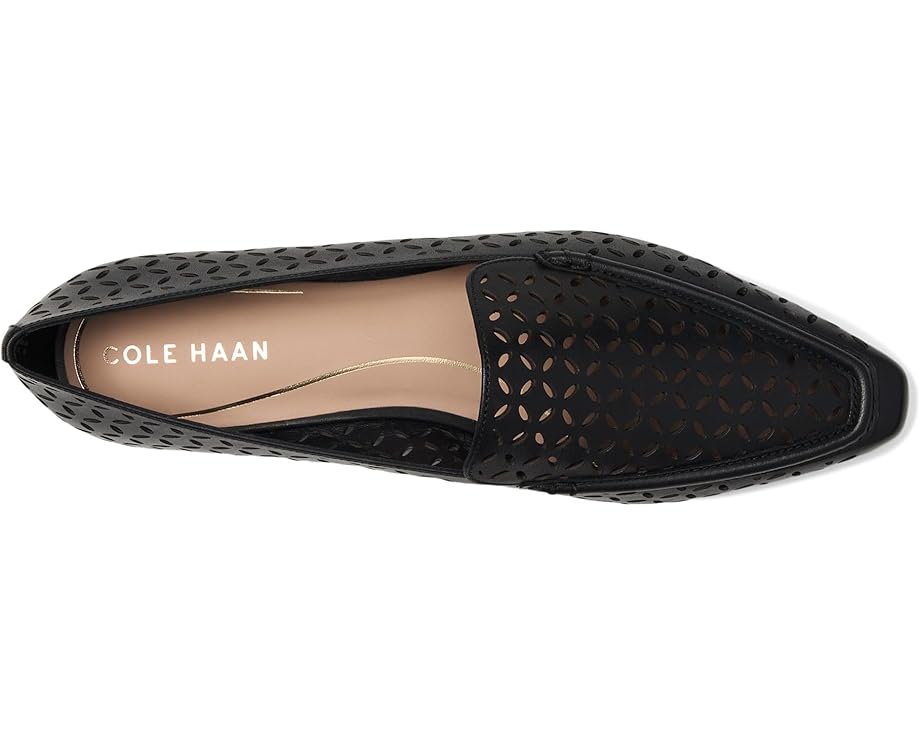 Балетки Cole Haan Chantal Loafers, цвет Black Perforated Leather — фото 2