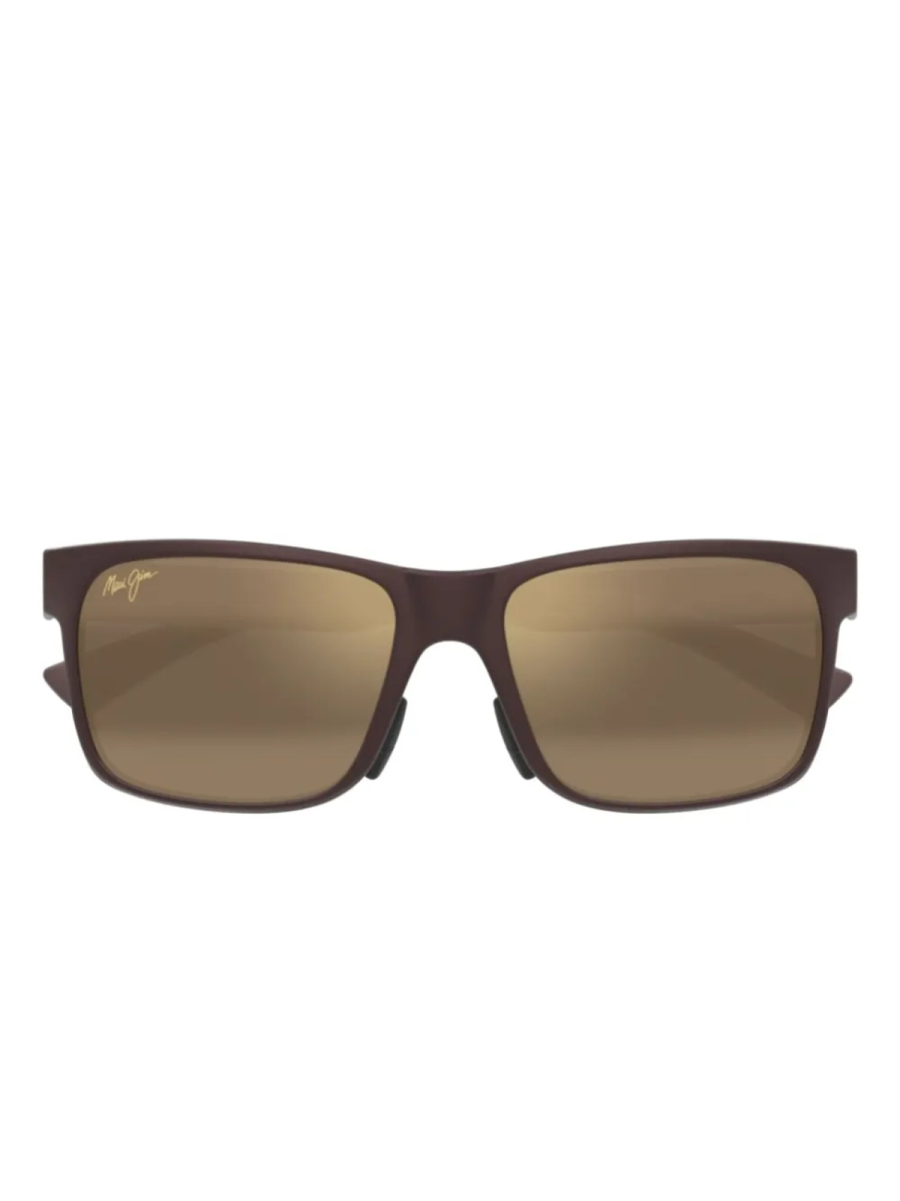 

Солнцезащитные очки в прямоугольной оправе Maui Jim, коричневый