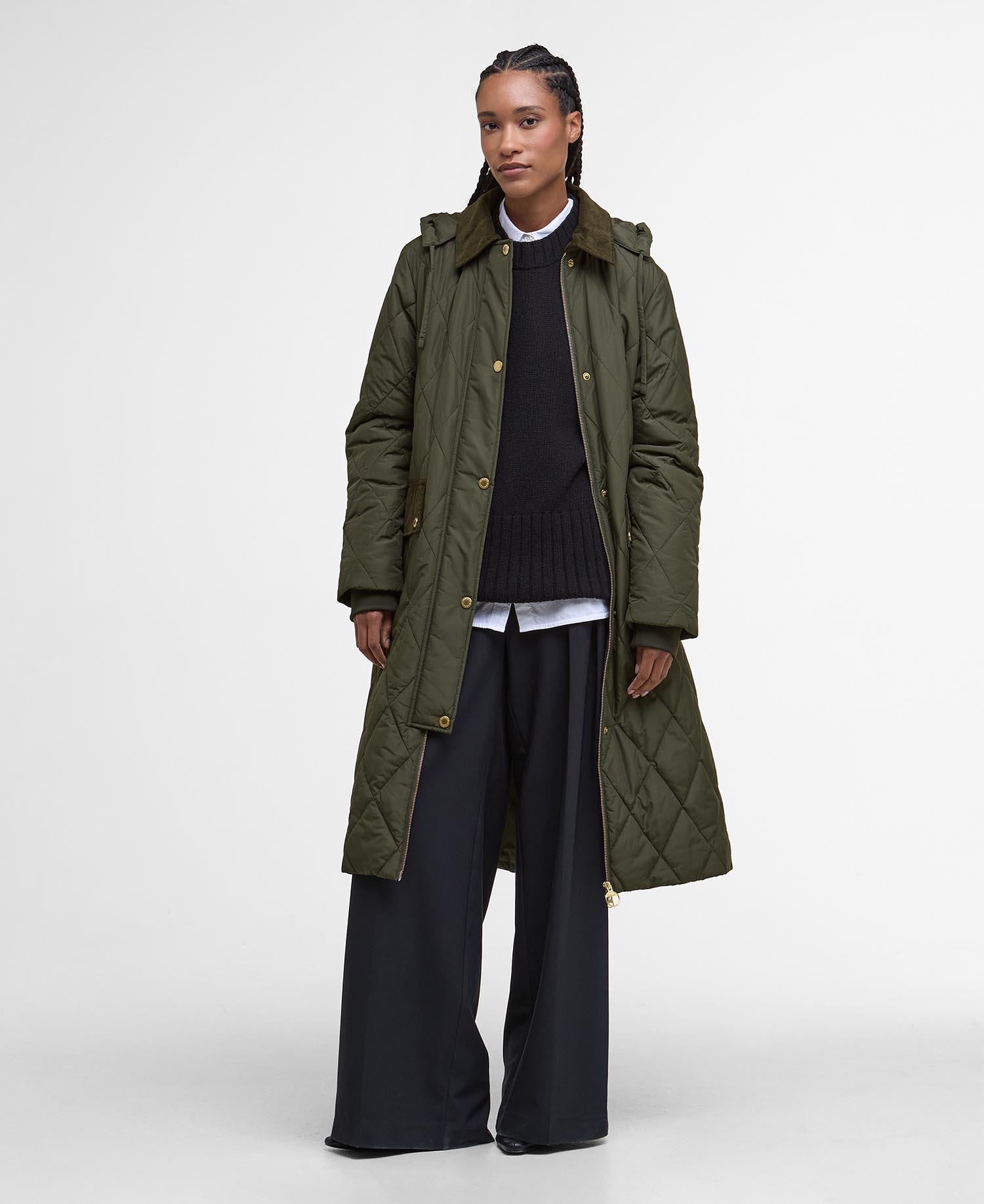 

Стеганая куртка Barbour Meredith, Olive/Ancient Tartan