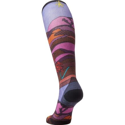 

Носки Ski Zero Cushion с цветочным принтом OTC женские Smartwool, цвет Picante