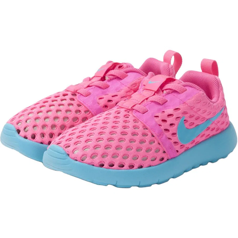 Детские кроссовки Nike Roshe One Fabric розовые — фото 3