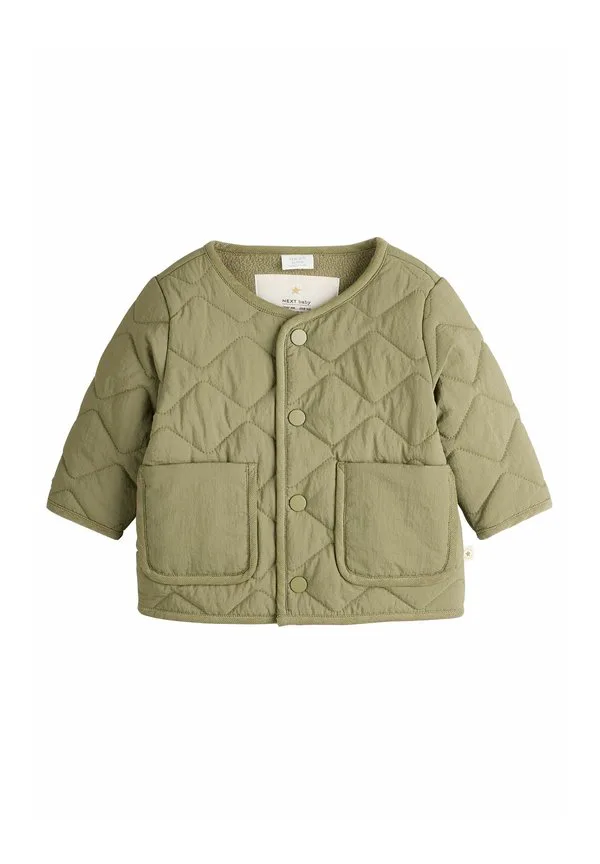 Зимнее стеганое пальто стандартного кроя Next, Khaki Green