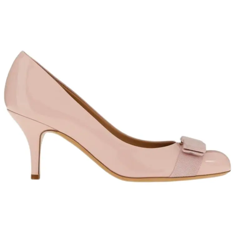 Туфли женские Vara Ferragamo на высоком каблуке, розовый — фото 2