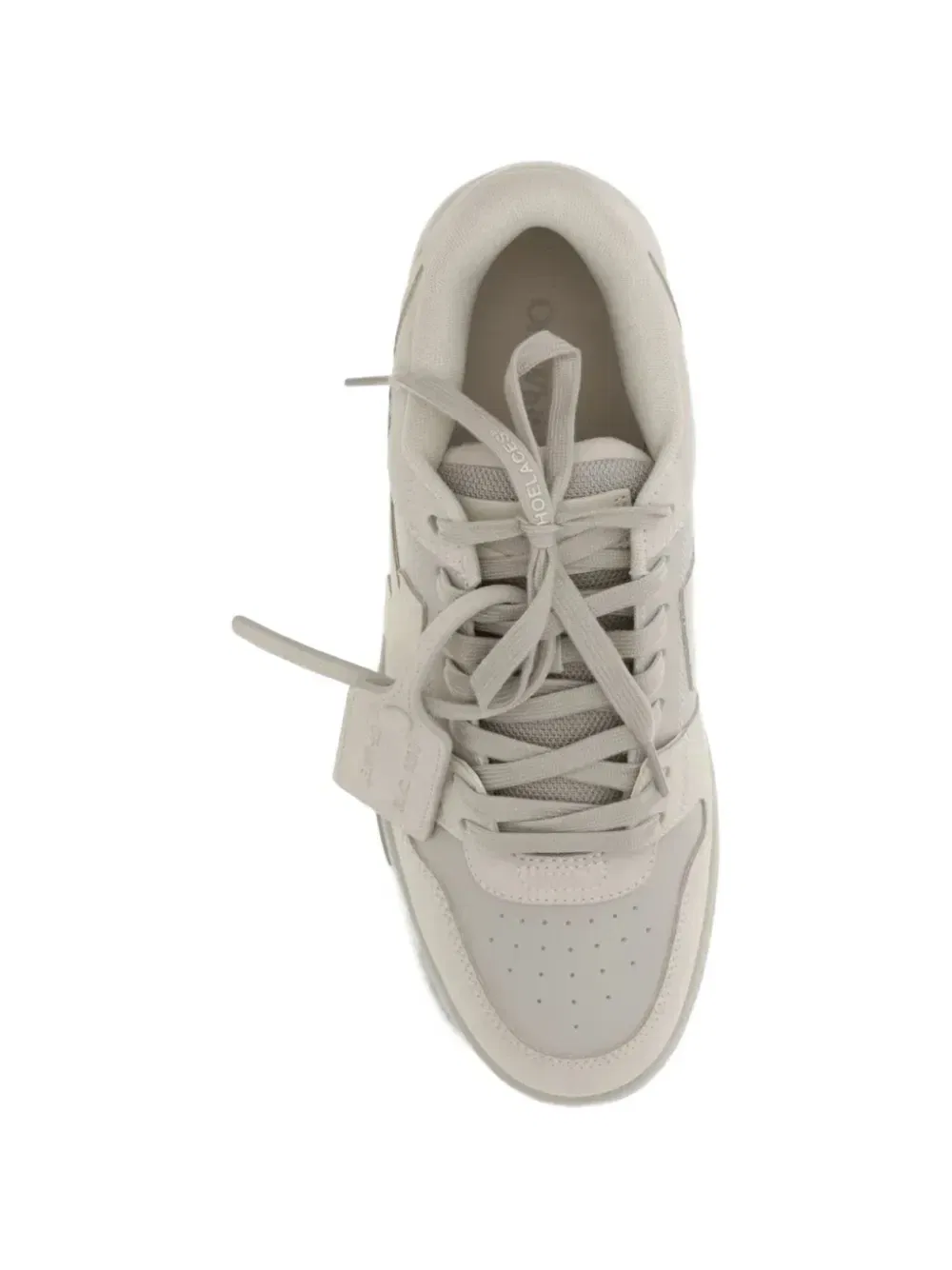 Кроссовки на шнуровке Out Of Office Off-White, бежевый — фото 3