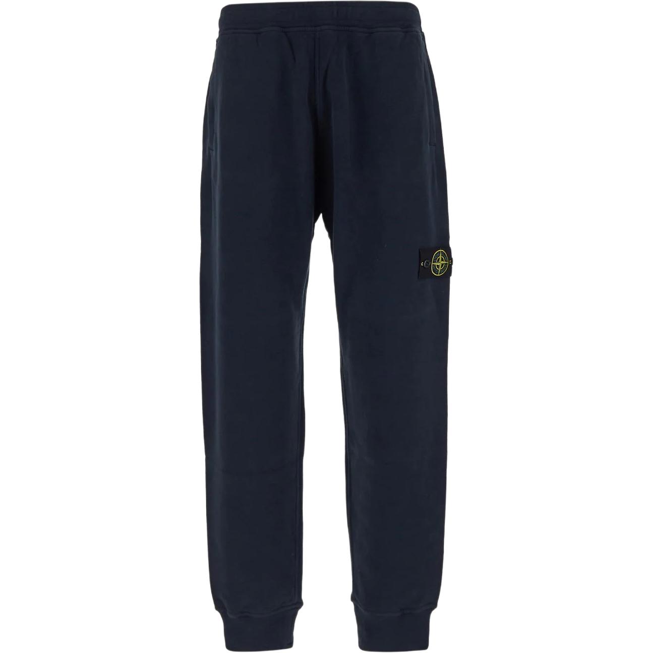 

Спортивные брюки с зауженными штанинами и нашивкой-логотипом STONE ISLAND, синий