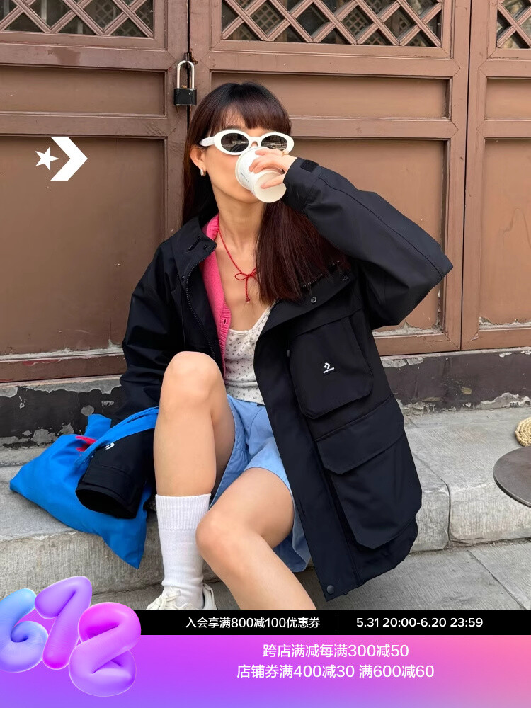 

Куртка мужская Converse с карманами, черный