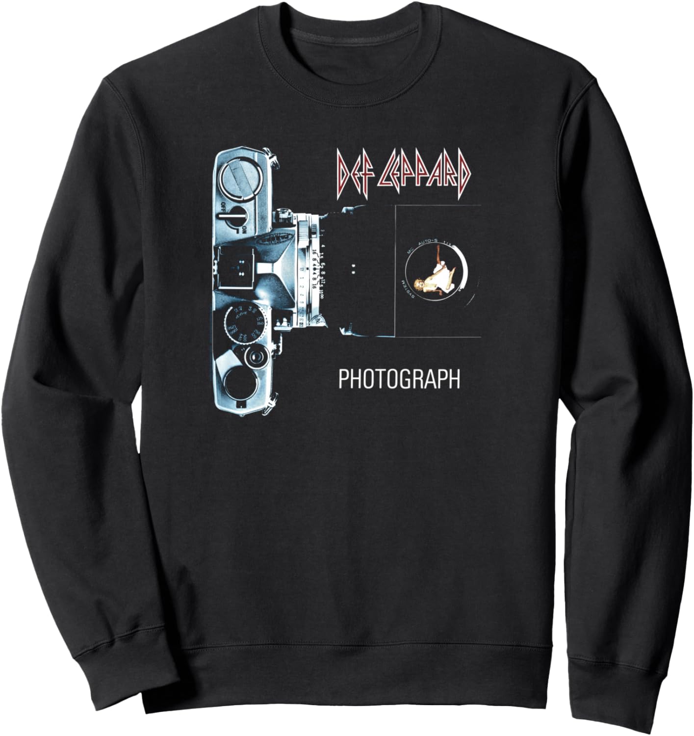 

Толстовка с фотографией Def Leppard, черный