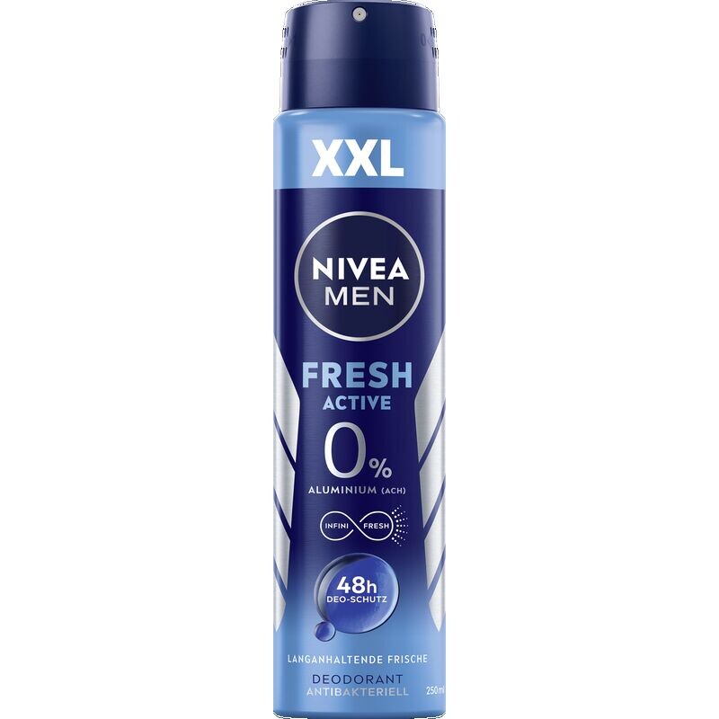 

Дезодорант-спрей Fresh Active NIVEA, 250 ml