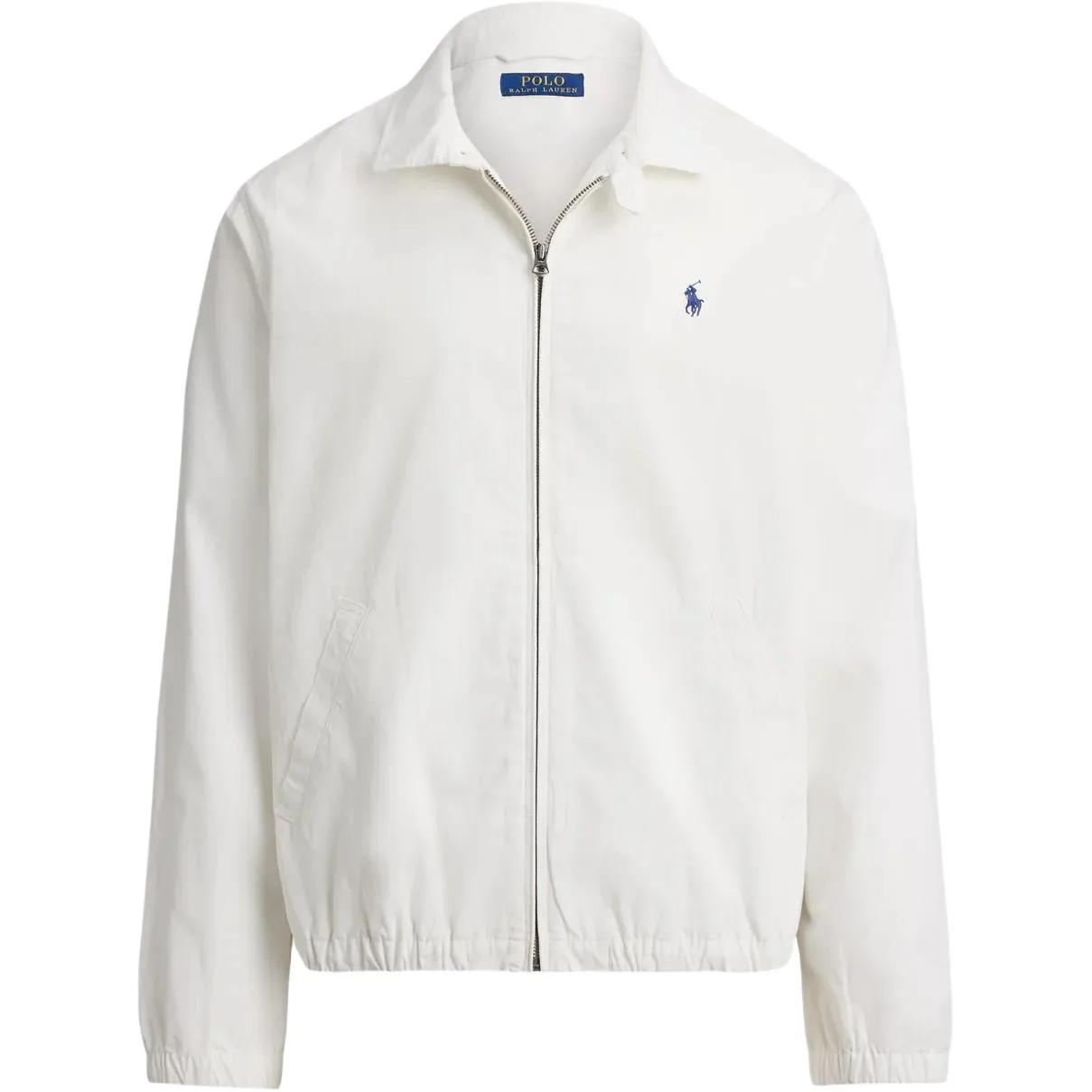 Куртка с логотипом на молнии Polo Ralph Lauren, Porcelain White