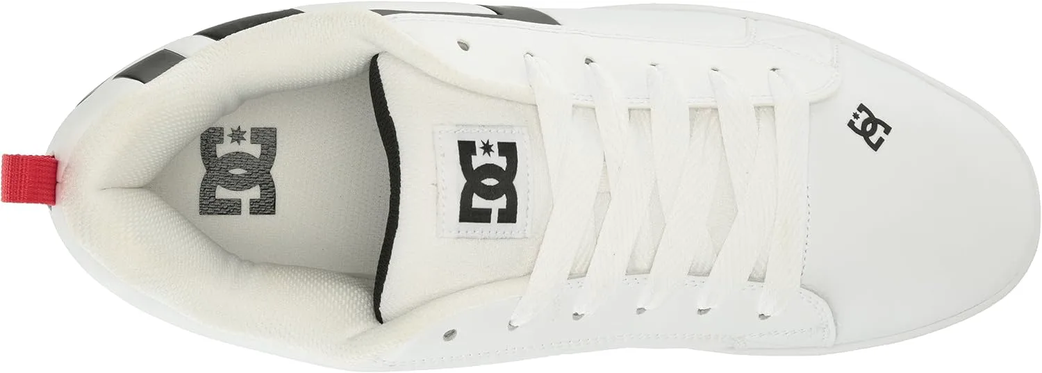 Мужские кеды DC Court Graffik Sq Low DC Shoes, белый/черный — фото 4