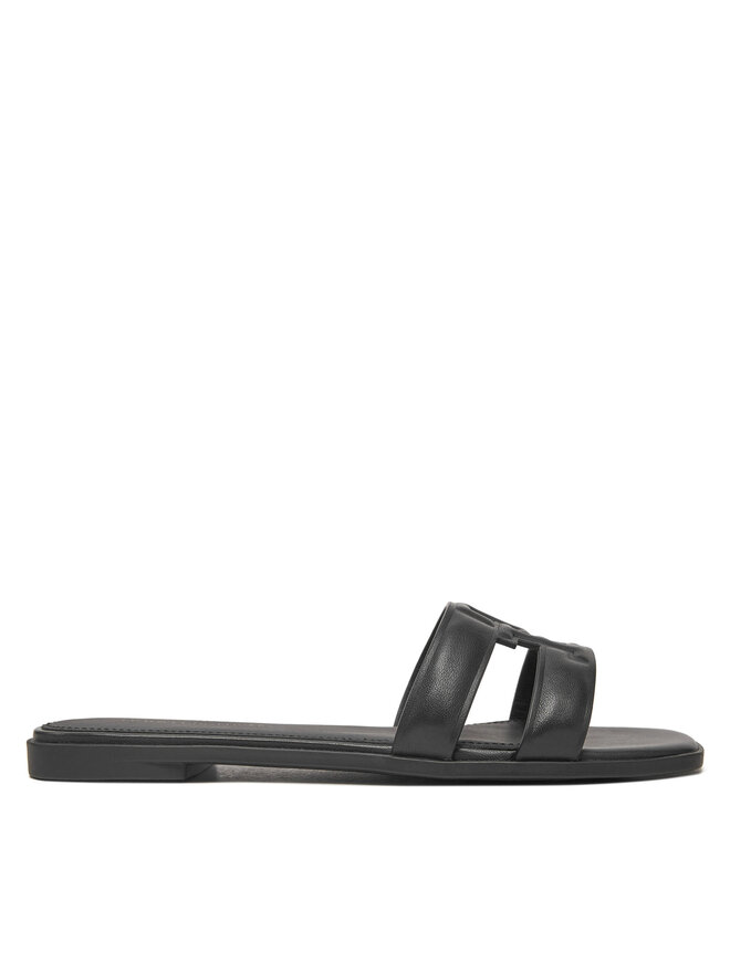 Мюли Th Logo Strap Mule FW0FW08671 Tommy Hilfiger, черный