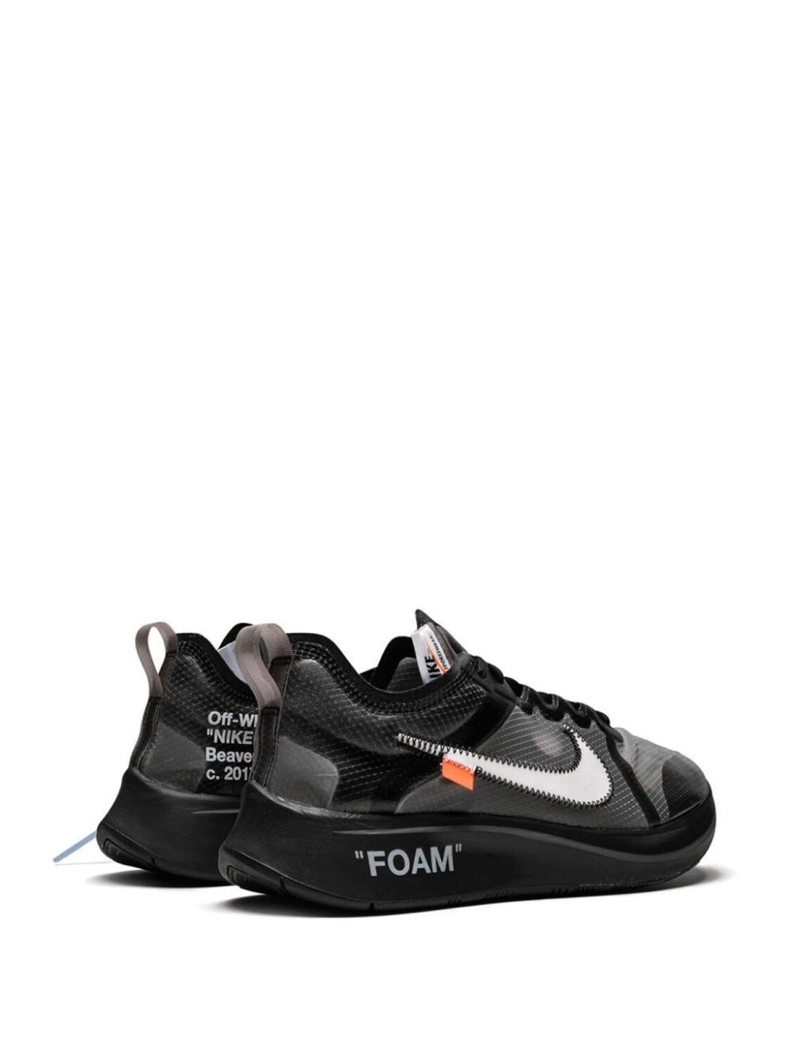 Кроссовки The 10: Nike Zoom Fly Nike X Off-White, черный — фото 3