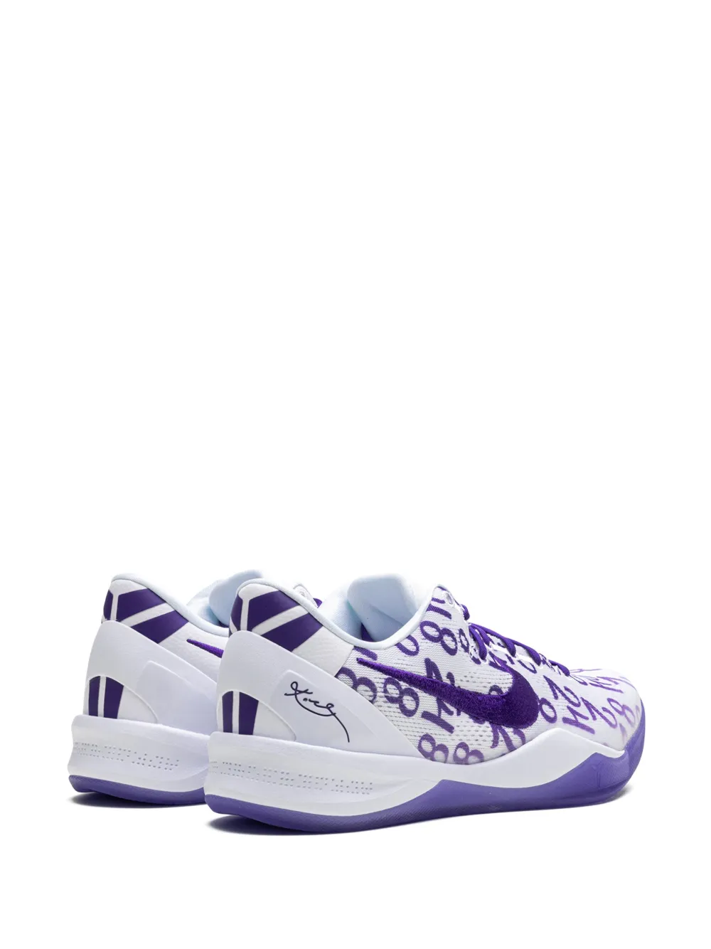 Кроссовки Kobe 8 Protro Radiant Emerald Nike, белый — фото 4