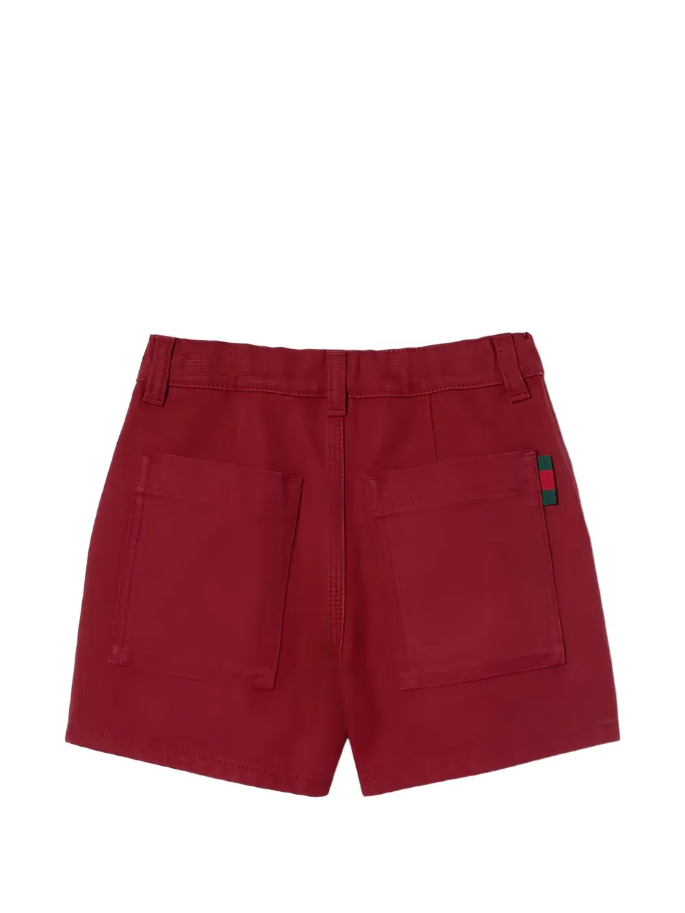 Шорты с накладными карманами Gucci Kids, красный — фото 2