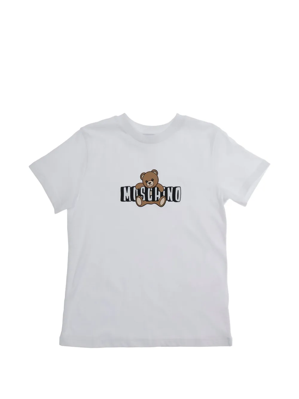 

Футболка с логотипом Moschino Kids, белый