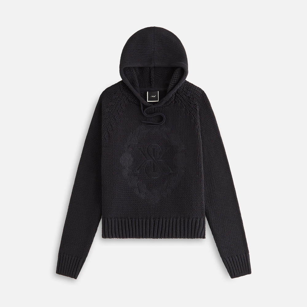 

Худи Kith Women Celyse Crest Sweater Hoodie, черный