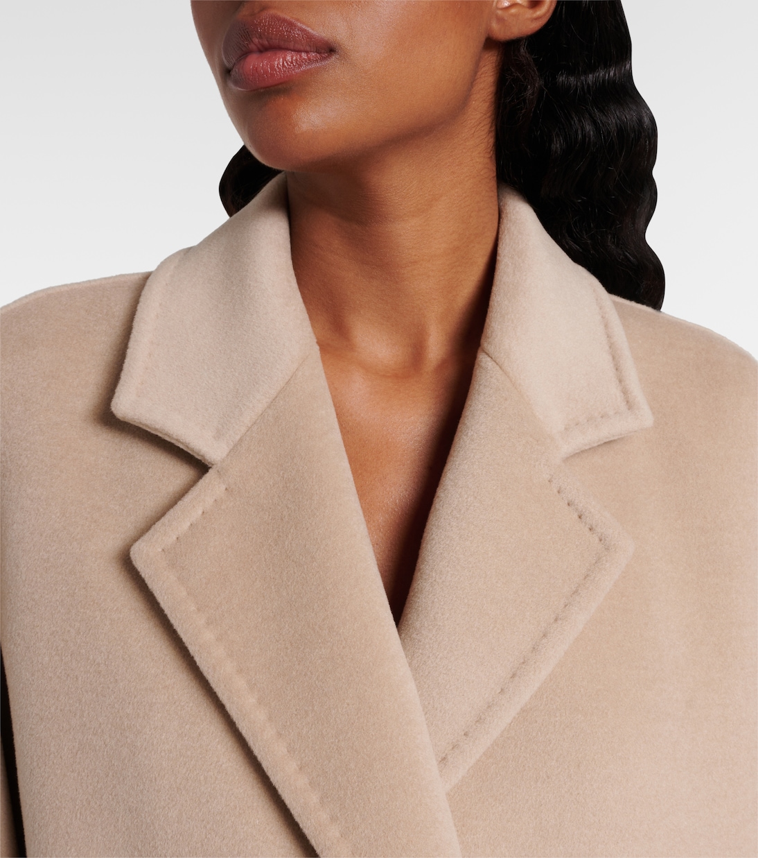 Пальто Rebus 101801 Icon из шерсти и кашемира Max Mara, Avena — фото 4