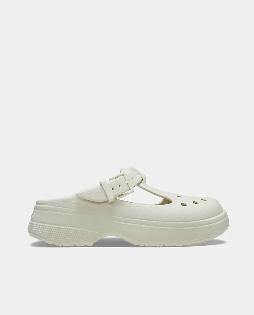 Классические женские сабо Mary Jane Clog Crocs, цвет Blanco roto