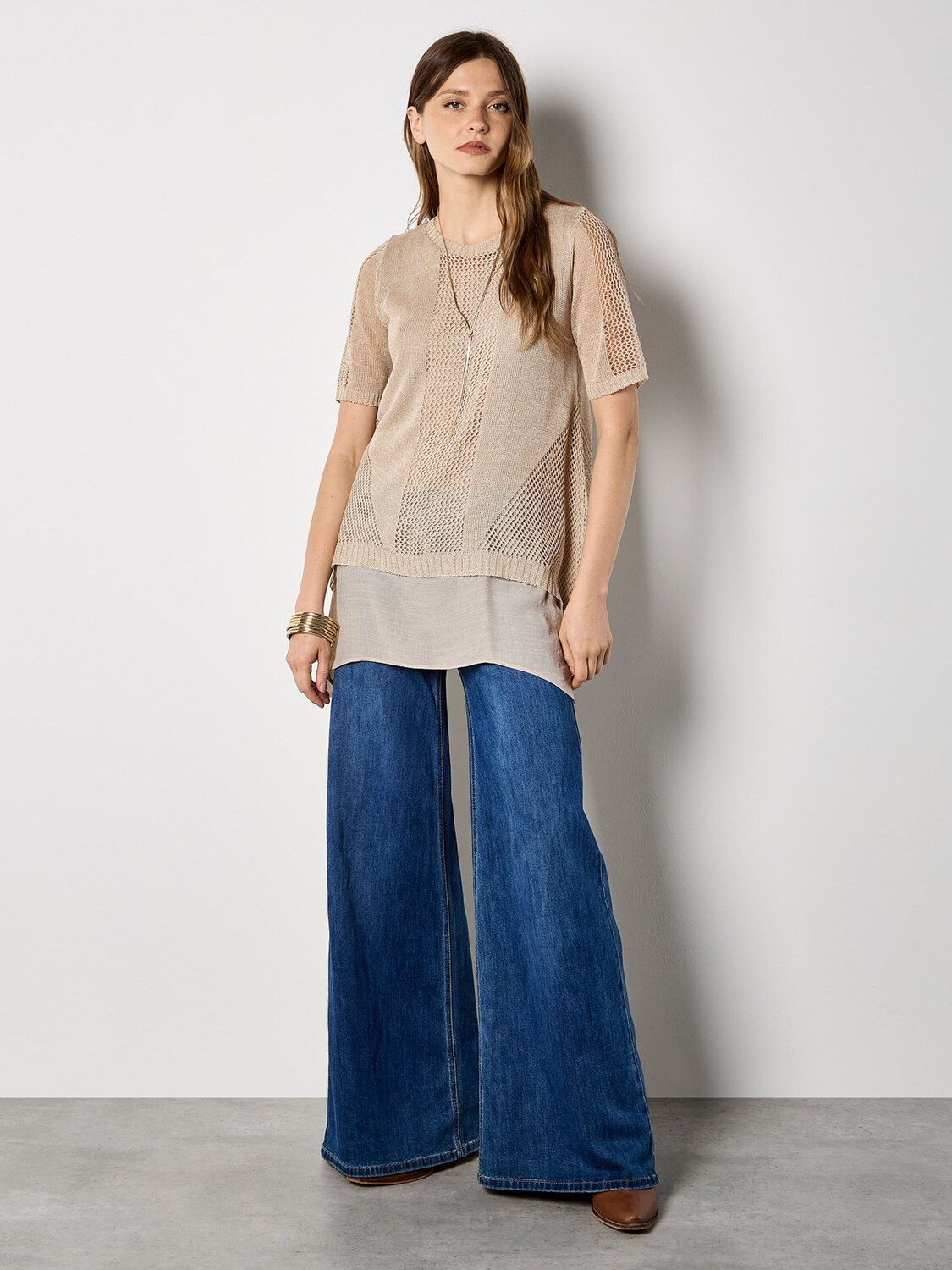 

Apricot Блузка в бежевом цвете