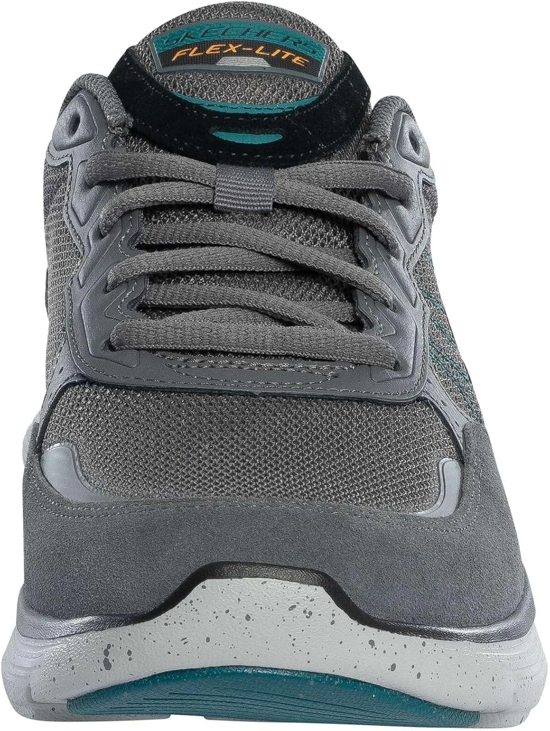 Мужские кроссовки Skechers Flex Advantage 5.0, Charcoal Suede Mesh Duraleather Multi Trim — фото 4
