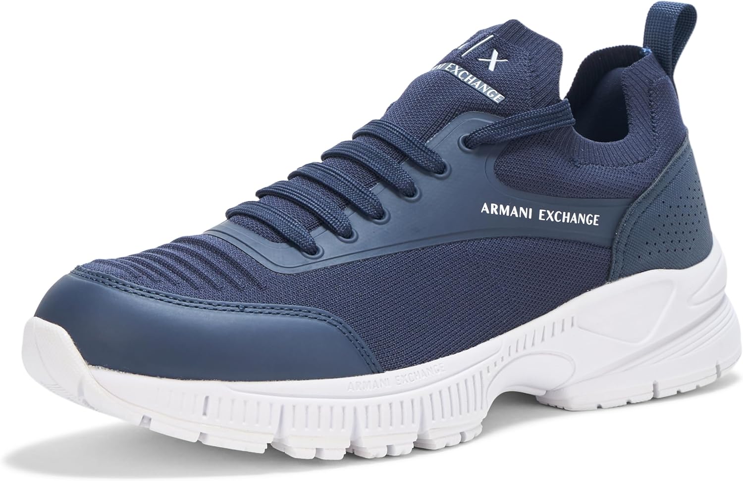 

Мужские кроссовки Armani Exchange Speed с шнуровкой, темно-синий