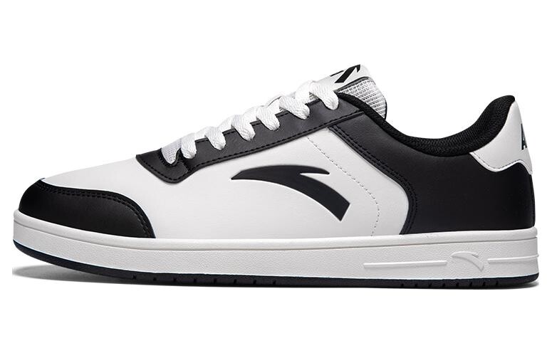 

Кроссовки ANTA Skateboarding Shoes Men Low-top Black/white, черный/белый