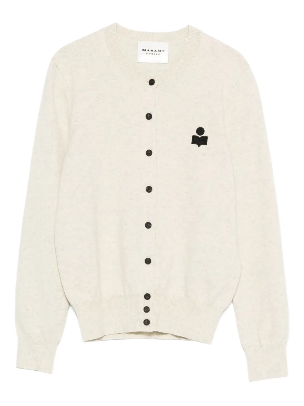 

Кардиган с вышитым логотипом Marant Étoile, серый