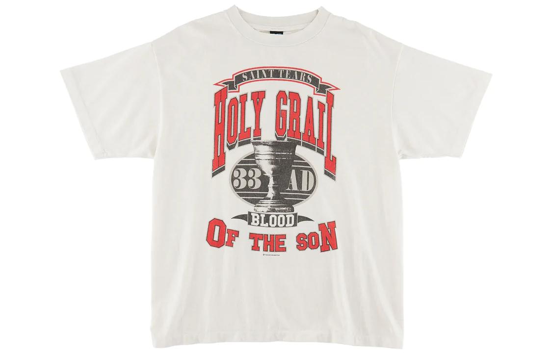 

Футболка denim tears holy grail SAINT Mxxxxxx, белый