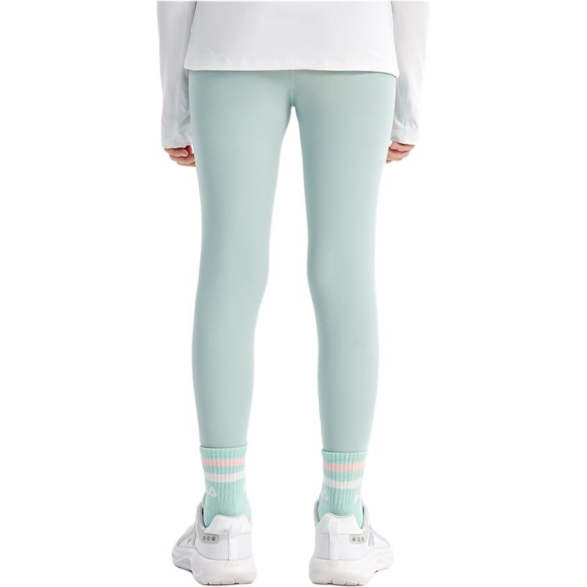 Леггинсы для подростков Eroded Green FILA KIDS, зеленый — фото 3
