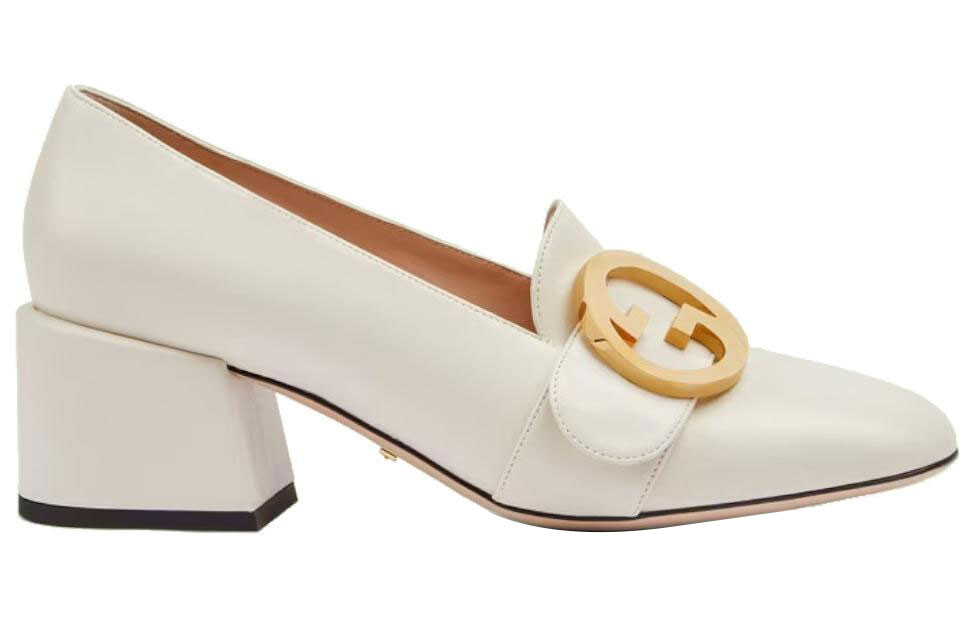 Туфли женские Gucci Blondie, белый — фото 2