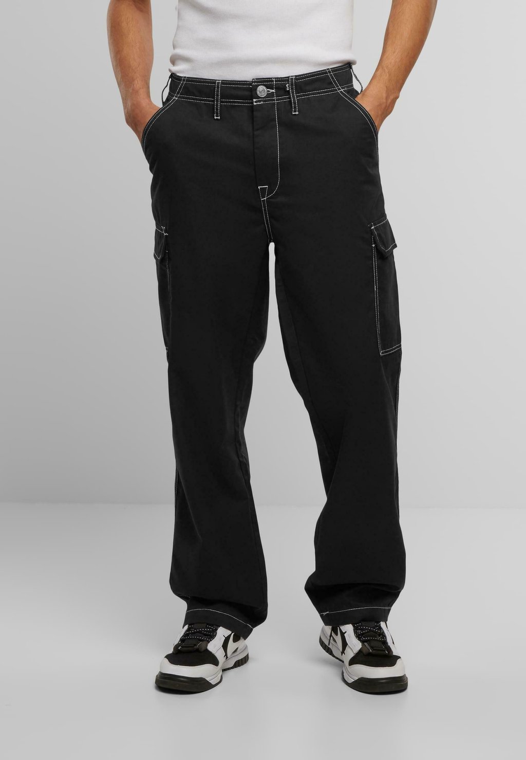 

Джинсы свободного кроя True Religion, черный